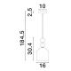 Pendule, Lustre suspendate - Lustra/Pendul design decorativ modern MURANO