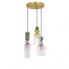 Lustra cu 3 Pendule design decorativ modern MURANO