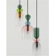 Pendule, Lustre suspendate - Lustra cu 3 Pendule design decorativ modern MURANO