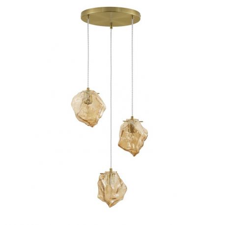 Pendule, Lustre suspendate - Lustra cu 3 Pendule design decorativ modern ODELLE
