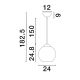 Pendule, Lustre suspendate - Pendul design decorativ modern MIDORI