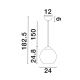 Pendule, Lustre suspendate - Pendul design decorativ modern MIDORI