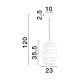 Pendule, Lustre suspendate - Pendul design decorativ modern EVLEEN