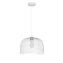 Lustra/Pendul design decorativ modern LYRON alb
