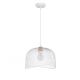 Lustra/Pendul design decorativ modern LYRON alb