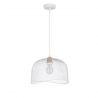 Lustra/Pendul design decorativ modern LYRON alb