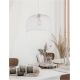 Pendule, Lustre suspendate - Lustra/Pendul design decorativ modern LYRON alb