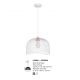 Pendule, Lustre suspendate - Lustra/Pendul design decorativ modern LYRON alb