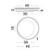 Plafoniere - Plafoniera LED design slim ODREY 40cm