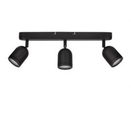 Plafoniera cu 3 Spoturi pentru baie cu protectie IP44 ORSON negru