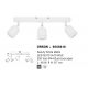 Iluminat pentru baie - Plafoniera cu 3 Spoturi pentru baie cu protectie IP44 ORSON alba