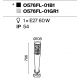 Stalpi - Stalp de exterior cu protectie IP54, Bronx gri H-79,6cm