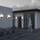 Aplice - Aplica de perete exterior IP54 Bold negru