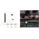 Stalpi - Stalp de exterior cu protectie IP54, Bold negru H-80cm