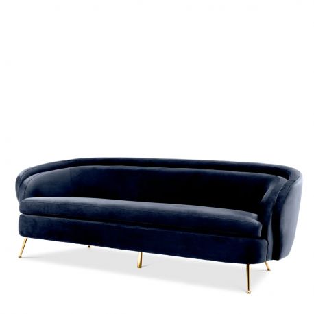 Canapele - Canapea eleganta design LUX Orion, savona midnight blue