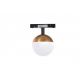 Spoturi, Proiectoare pe sina - Set 1,5m sina magnetica monofazata cu iluminat inclus Alfa 52M1531WH/GO 3000K