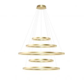 Candelabre, Lustre - Lustra XXL cu 5 inele LED si telecomanda HALO PENDANT GO 150+120+100+80+60 CCT