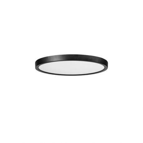 Iluminat pentru baie - Spot aplicat LED, Plafoniera cu senzor de miscare si protectie IP40 PANKA 18 CCT negru