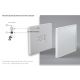 Iluminat pentru baie - Plafoniera LED slim cu senzor de miscare si protectie IP40 PANKA 23 CCT negru