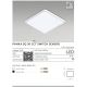 Iluminat pentru baie - Plafoniera LED slim cu senzor de miscare si protectie IP40 PANKA SQ 30 CCT negru