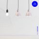 Pendule, Lustre suspendate - Pendul ceramic design decorativ VENICE Pink