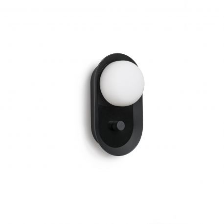 Aplice, corpuri de iluminat pentru pereti - Aplica LED dimabila stil modern minimalist MAYA Black