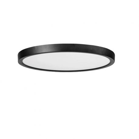 Plafoniere - Plafoniera slim LED dimabil, protectie IP40 PANKA 40 CCT negru
