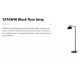 Lampadare - Lampadar/Lampa de podea design ambiental TATAWIN negru