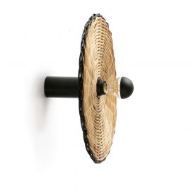 Aplice, corpuri de iluminat pentru pereti - Aplica de perete/tavan design natural din ratan COSTAS 40cm