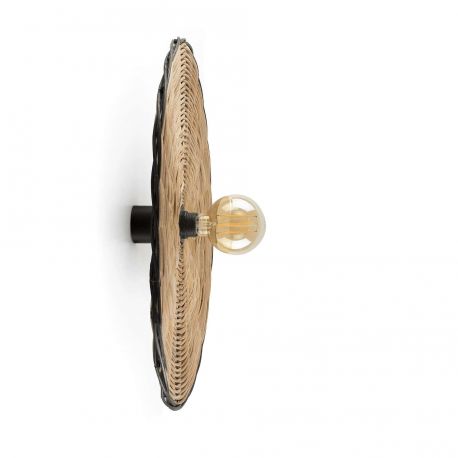 Aplice, corpuri de iluminat pentru pereti - Aplica de perete/tavan design natural din ratan COSTAS 60cm