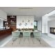 Pendule, Lustre suspendate - Lustra moderna cu 5 Pendule design decorativ Priscila crom
