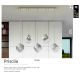 Pendule, Lustre suspendate - Lustra moderna cu 5 Pendule design decorativ Priscila crom