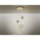 Pendule, Lustre suspendate - Lustra suspendata cu 4 Pendule design decorativ Priscila aurie