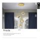 Pendule, Lustre suspendate - Lustra suspendata cu 4 Pendule design decorativ Priscila aurie