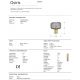 Veioze - Veioza/Lampa de masa design decorativ modern Osiris auriu/negru