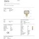 Veioze - Veioza/Lampa de masa design decorativ modern Osiris aurie