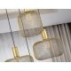 Pendule, Lustre suspendate - Lustra suspendata design decorativ modern Osiris 4 auriu