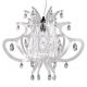 Candelabre, Lustre - Lustra cu cristale Scholer design unicat realizata manual Lillibet M alb