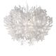 Lustra design Art Deco unicat realizata manual Fiorella M alb