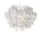 Candelabre, Lustre - Lustra design Art Deco unicat realizata manual Fiorella S alb