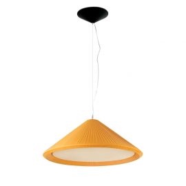 Lustra XXL suspendata design decorativ SAIGON IN 70cm yellow
