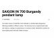 Pendule, Lustre suspendate - Lustra XXL suspendata design decorativ SAIGON IN 70cm Burgandy