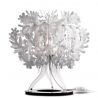 Veioza design Art Deco unicat realizata manual Fiorella alb