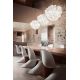 Pendule, Lustre suspendate - Lustra design unicat realizat manual Veli Frunze M, 55cm