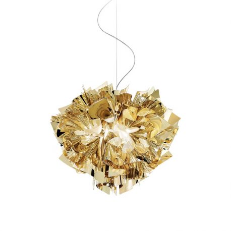Pendule, Lustre suspendate - Lustra design unicat realizat manual Veli Gold, 42cm