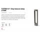 Stalpi - Stalp LED de exterior IP55 TOTEM 60cm Grey 2700K