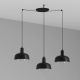 Pendule, Lustre suspendate - Lustra suspendata design modern TATAWIN S 3L negru