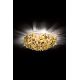 Plafoniere - Aplica perete sau tavan design unicat realizata manual Veli Mini Gold, 32cm