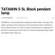 Pendule, Lustre suspendate - Lustra suspendata design modern TATAWIN S 5L negru