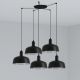 Pendule, Lustre suspendate - Lustra suspendata design modern TATAWIN M 5L negru